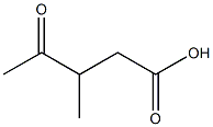 β-Methyllevulinic Acid 化学構造