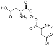 Zinc dihydrogen di-L-aspartate Chemische Struktur