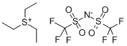 Triethylsulfonium Bis(trifluoromethanesulfonyl)imide 化学構造