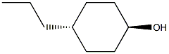 trans-4-Propylcyclohexanol Chemical Structure
