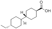 Trans-4-Ethyl-(1，1-Bicyclohexyl)-4-Carboxylic Acid Chemical Structure