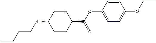 TRANS-4-ETHOXY-PHENYL 4-PENTYLCYCLOHEXANECARBOXYLATE Chemical Structure