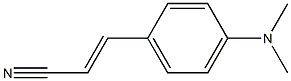 trans-4-Dimethylaminocinnamonitrile Chemische Struktur