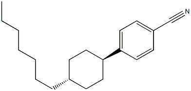 trans-4-(4-Heptylcyclohexyl)benzonitrile Chemical Structure