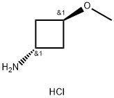 trans-3-Methoxycyclobutanamine hydrochloride Chemical Structure