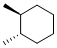 trans-1，2-Dimethylcyclohexane Chemical Structure