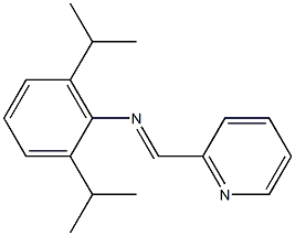 trans -2，6-Diisopropyl-N -(2-pyridylmethylene)aniline التركيب الكيميائي