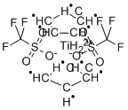 Titanocene Bis(trifluoromethanesulfonate) Chemical Structure