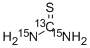 Thiourea-13C，15N2 Chemical Structure