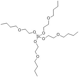 Tetrakis(butoxyethoxy)silane Chemische Struktur