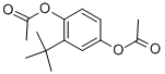 tert-Butylhydroquinone Diacetate 化学構造