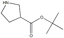 tert-Butyl Pyrrolidine-3-carboxylate Chemical Structure