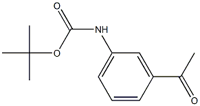 tert-butyl N-(3-acetylphenyl)carbamate Chemische Struktur