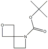 tert-Butyl 6-oxa-1-azaspiro[3.3]heptane-1-carboxylate 化学構造