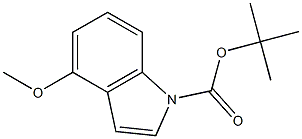 tert-Butyl 4-methoxy-1H-indole-1-carboxylate التركيب الكيميائي