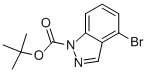 Tert-butyl 4-bromo-1H-indazole-1-carboxylate Chemical Structure