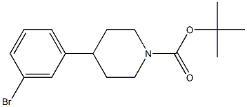 tert-Butyl 4-(3-bromophenyl)piperidine-1-carboxylate Chemical Structure