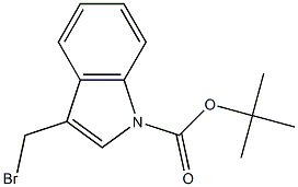 tert-Butyl 3-bromomethyl-indole-1-carboxylate Chemical Structure