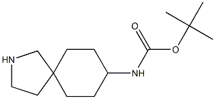 tert-butyl 2-azaspiro[4.5]dec-8-ylcarbamate 化学構造