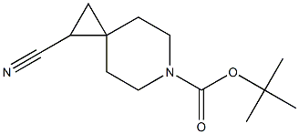 tert-Butyl 1-cyano-6-azaspiro[2.5]octane-6-carboxylate Chemische Struktur