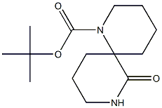 tert-Butyl 11-oxo-5，10-diazaspiro[5.5]undecane-5-carboxylate 化学構造