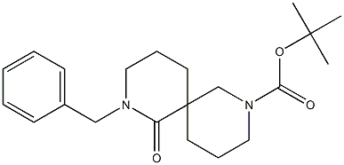 tert-Butyl 10-benzyl-11-oxo-4，10-diazaspiro[5.5]undecane-4-carboxylate Chemical Structure