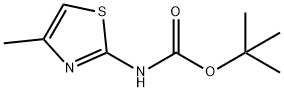 tert-Butyl (4-methylthiazol-2-yl)carbamate Chemical Structure