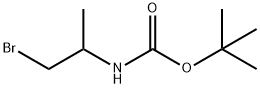 tert-Butyl (1-bromopropan-2-yl)carbamate التركيب الكيميائي