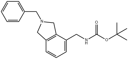 tert-Butyl ((2-benzylisoindolin-4-yl)methyl)carbamate Chemische Struktur