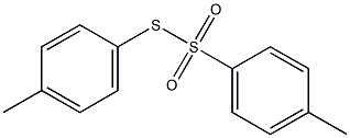 S-p-Tolyl p-Toluenesulfonothioate Chemische Struktur