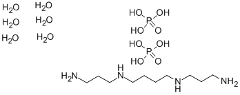 Spermine Phosphate Hexahydrate 化学構造