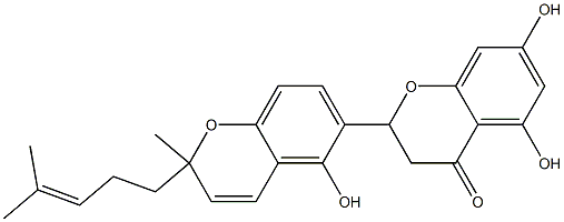 Sanggenon N Chemische Struktur