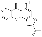 Rutacridone Chemische Struktur