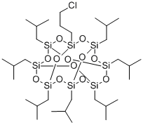 PSS-Chloropropyl-Heptaisobutyl substituted 化学構造