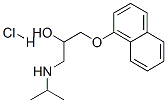 Propranolol hydrochloride Chemische Struktur