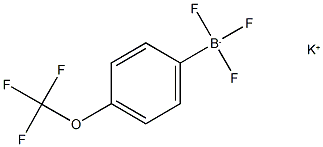 Potassium4-(trifluoromethoxy)phenyltrifluoroborate Chemical Structure