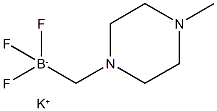 Potassium trifluoro((4-methylpiperazin- 1-yl)methyl)borate Chemical Structure