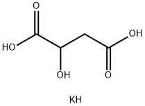 potassium hydrogen malate 化学構造