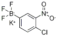 Potassium (4-chloro-3-nitrophenyl)trifluoroborate Chemische Struktur