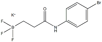 Potassium (3-((4-bromophenyl)amino) -3-oxopropyl)trifluoroborate Chemische Struktur