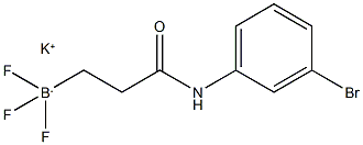 Potassium (3-((3-bromophenyl)amino) -3-oxopropyl)trifluoroborate Chemical Structure