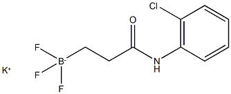 Potassium (3-((2-chlorophenyl)amino) -3-oxopropyl)trifluoroborate Chemical Structure