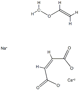 Poly(methyl vinyl ether/maleic acid)mixed salts copolymer التركيب الكيميائي