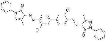 Pigment Orange 13 化学構造