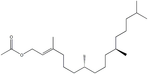 Phytyl Acetate 化学構造