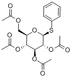 Phenyl 2，3，4，6-Tetra-O-acetyl-1-thio-β-D-glucopyranoside Chemische Struktur