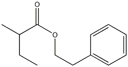 Phenethyl 2-methylbutanoate Chemical Structure