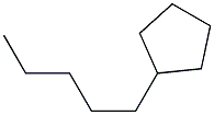 Pentylcyclopentane 化学構造