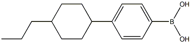 P-(4-PROPYLCYCLOHEXYL)PHENYLBORONIC ACID Chemische Struktur