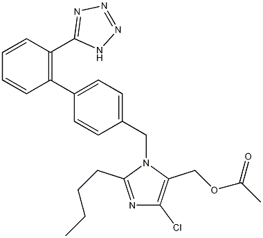 O-Acetyl Losartan Chemical Structure